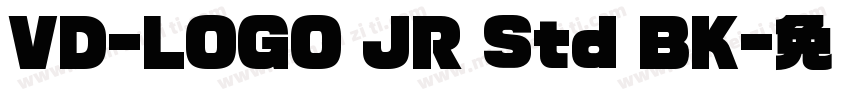 VD-LOGO JR Std BK字体转换